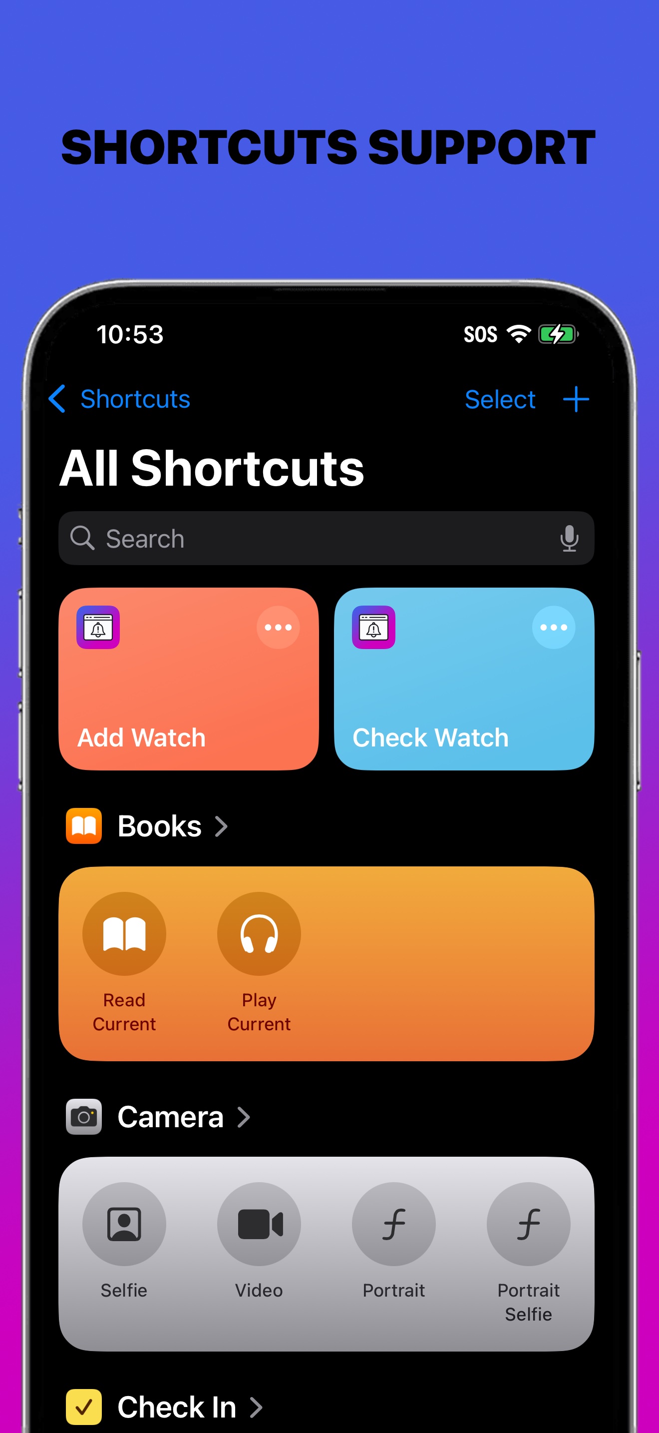 Notify! tracked sites list